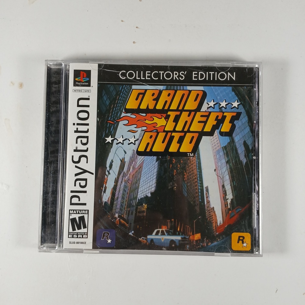 Grand Theft Auto Video Game PS1 Collectors Edition Rockstar SLUS-00106CE NTSC